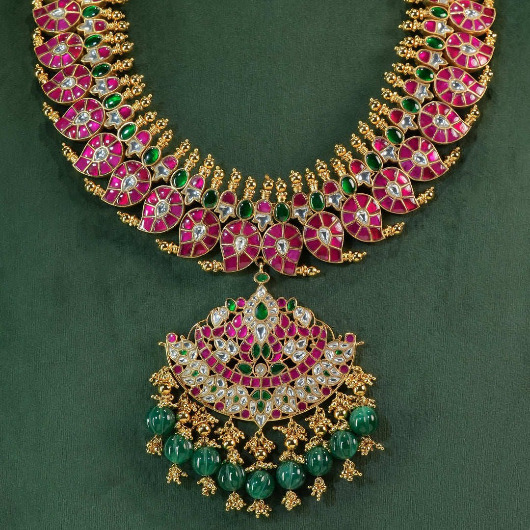 Kundan Mango Necklace