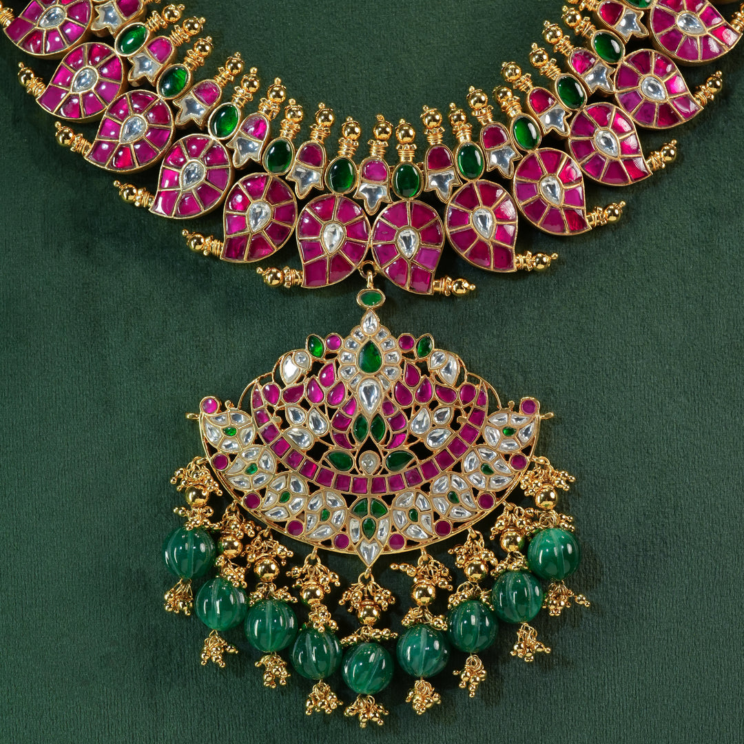 Kundan Mango Necklace