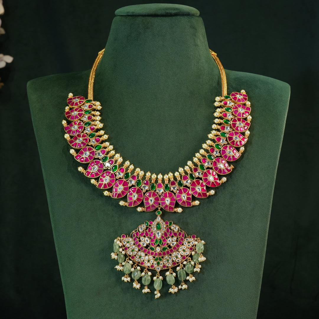 Kundan Mango Necklace