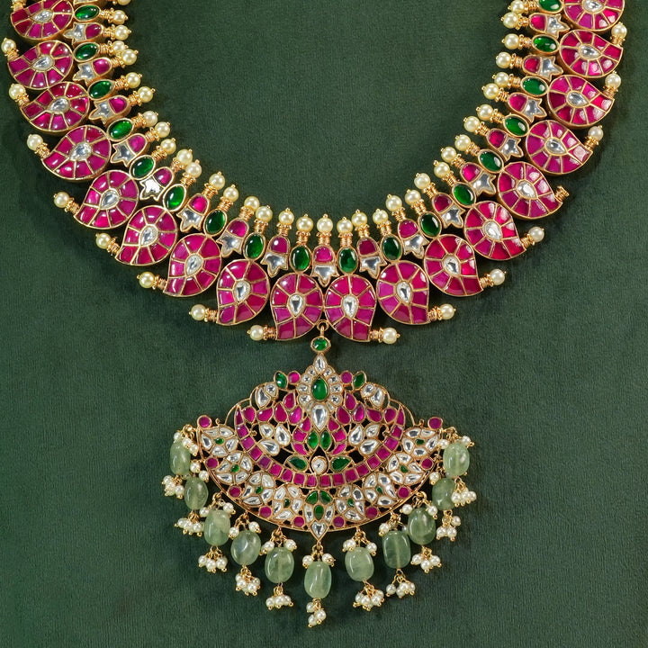 Kundan Mango Necklace