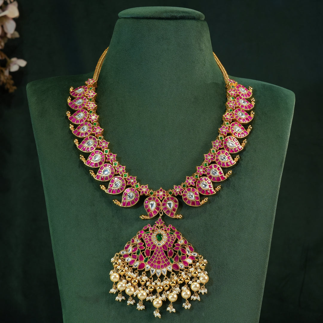 Kundan Mango Necklace