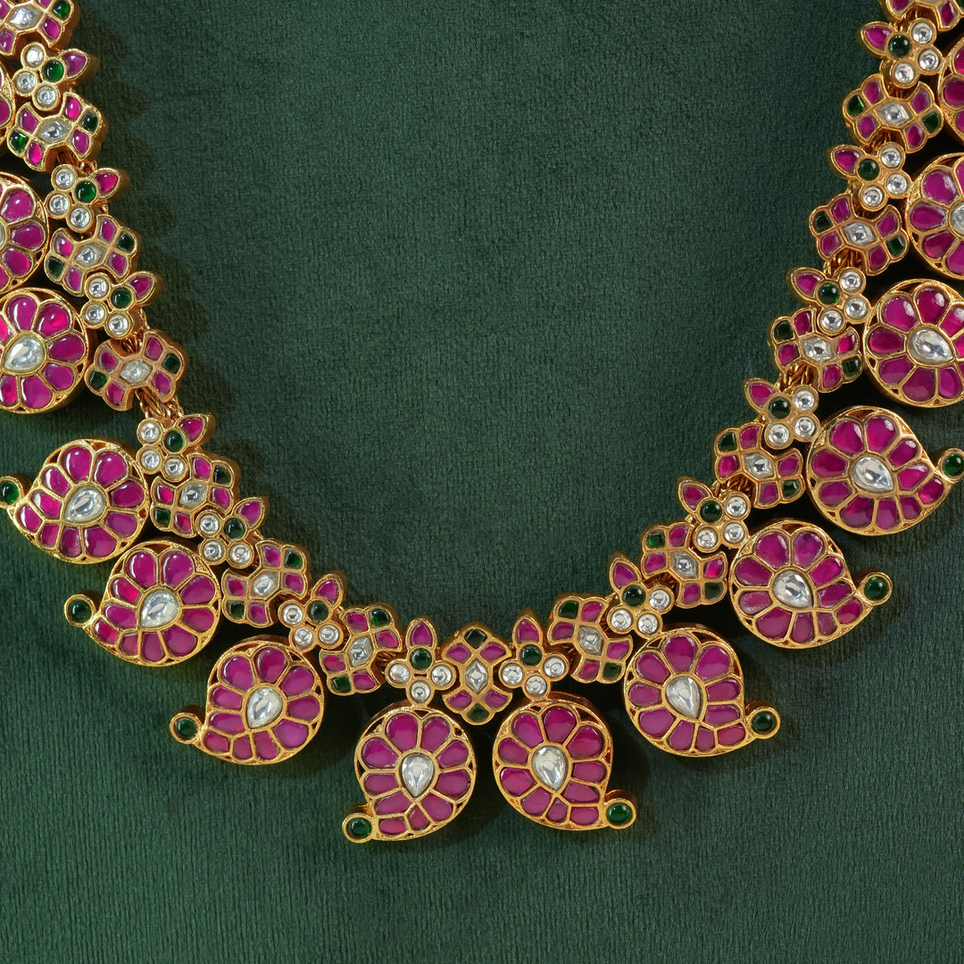 Kundan Mango Necklace