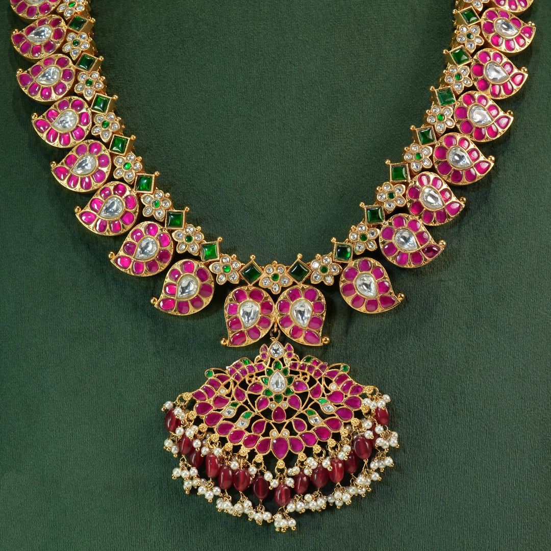 Kundan Mango Necklace