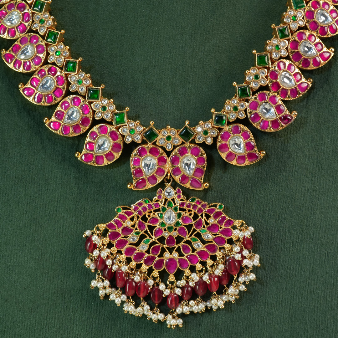 Kundan Mango Necklace
