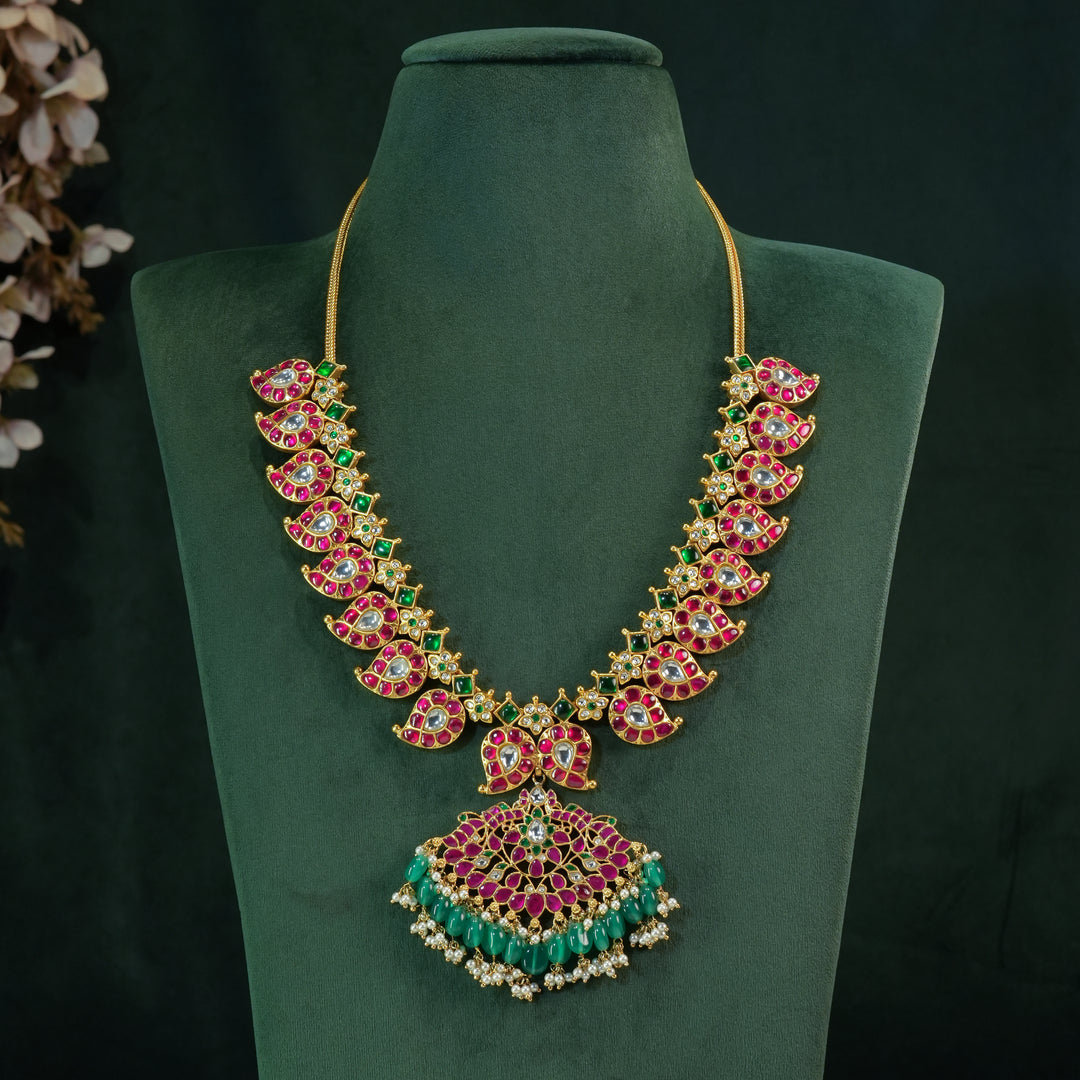 Kundan Mango Necklace