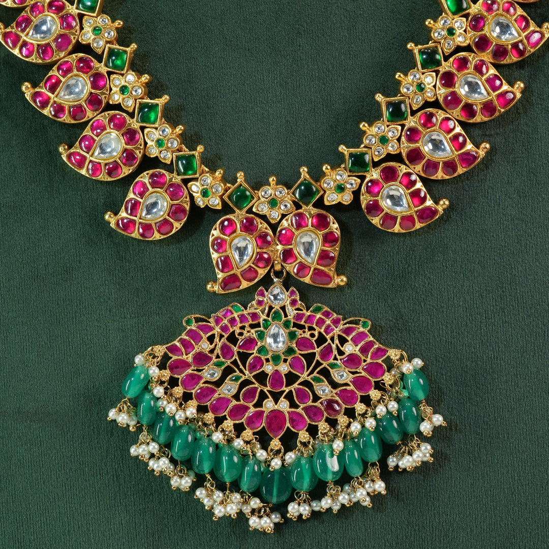 Kundan Mango Necklace