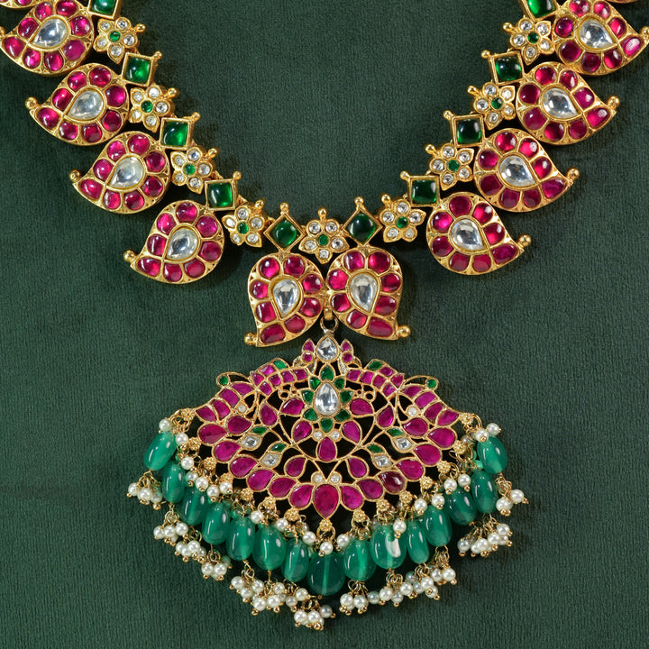 Kundan Mango Necklace