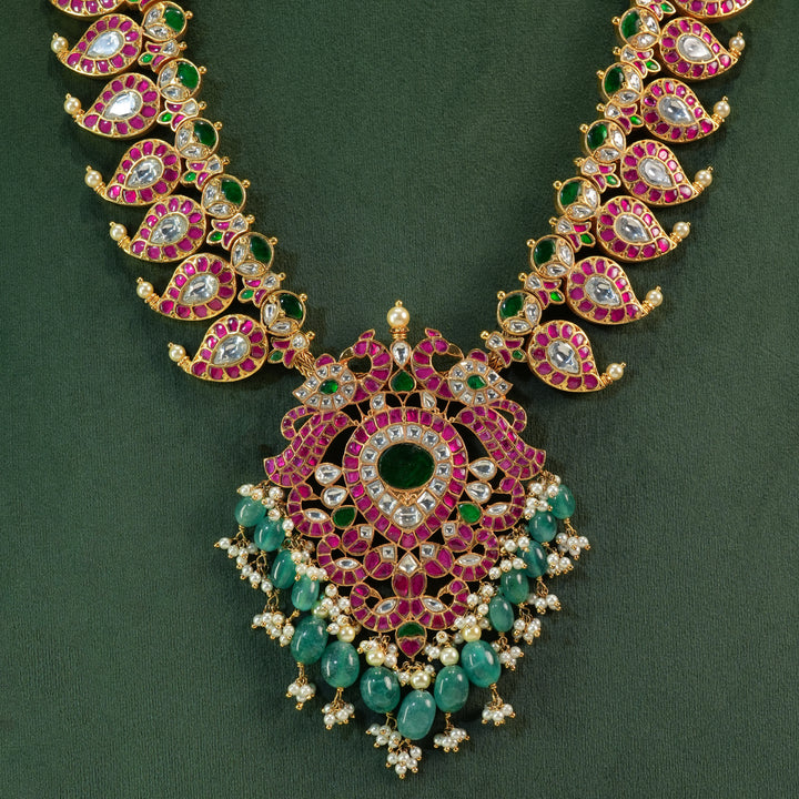 Kundan Mango Necklace