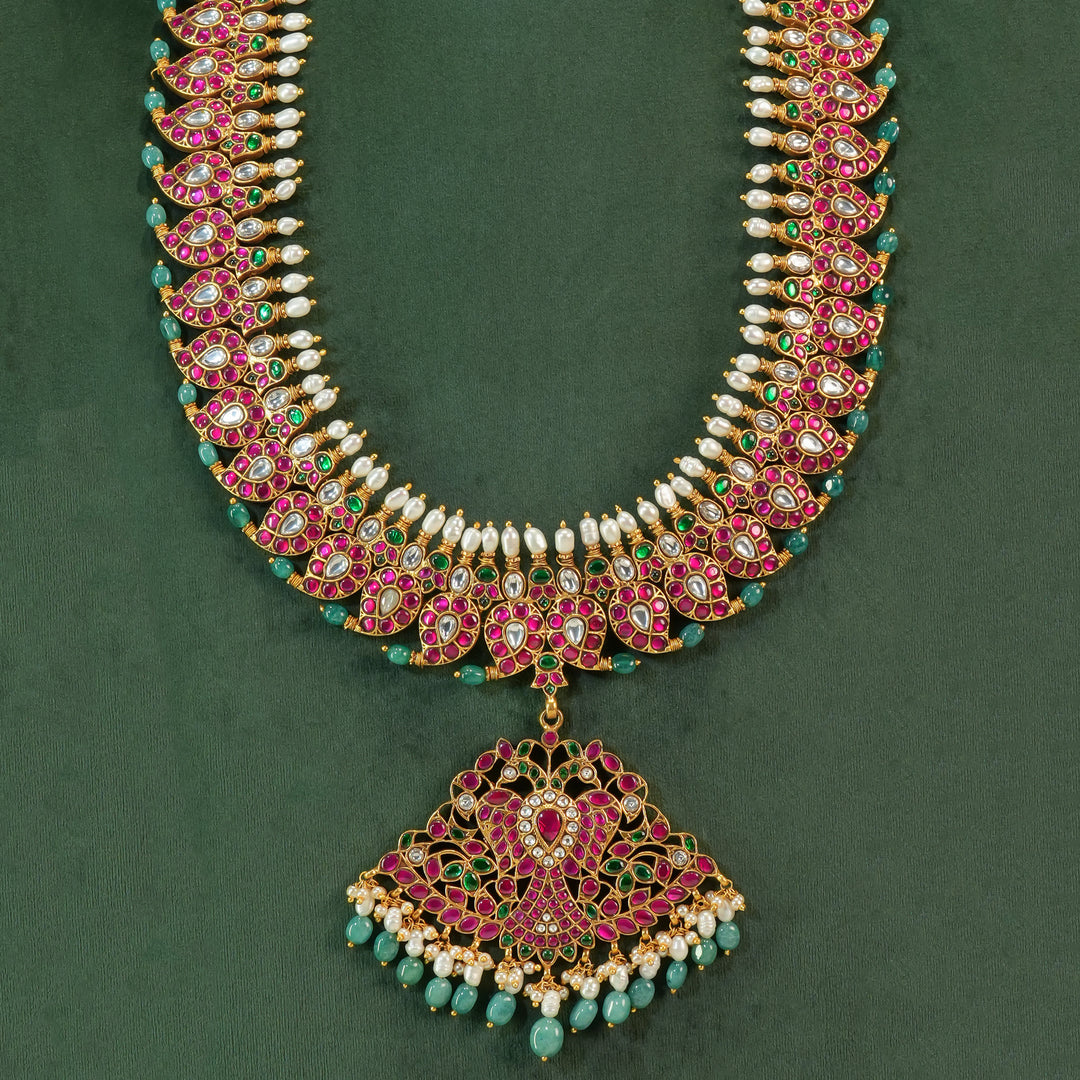 Kundan Mango Necklace