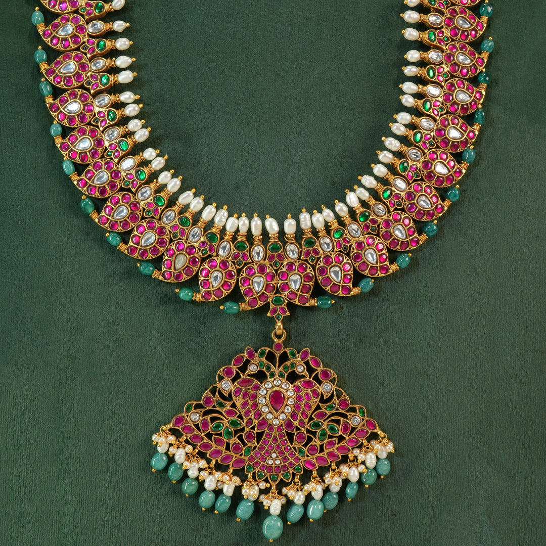 Kundan Mango Necklace