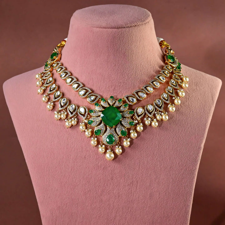Moissanite Necklace Set