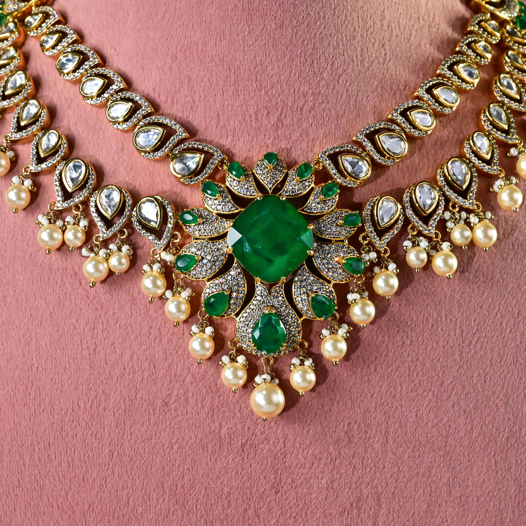 Moissanite Necklace Set