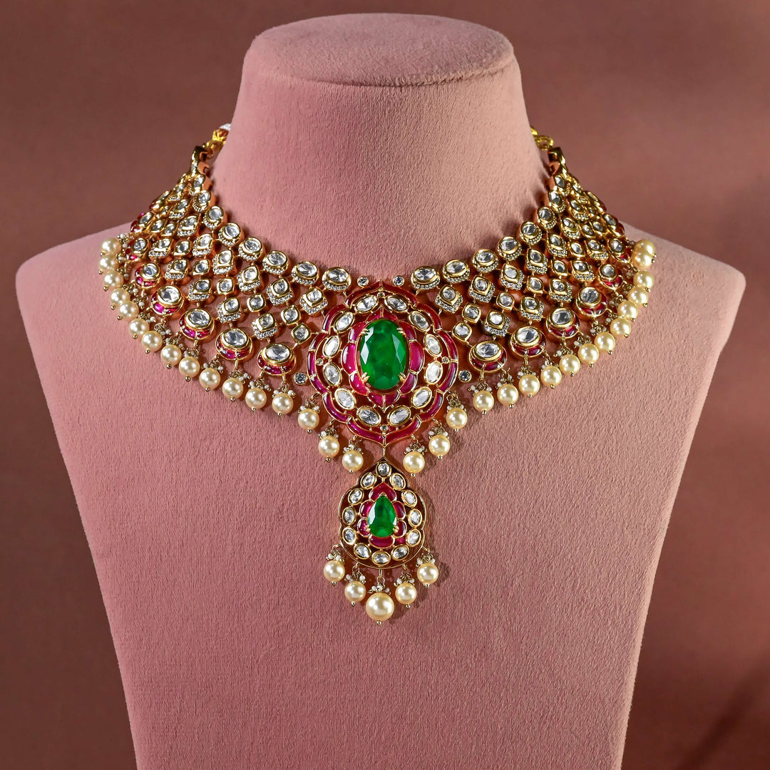 Moissanite Necklace Set