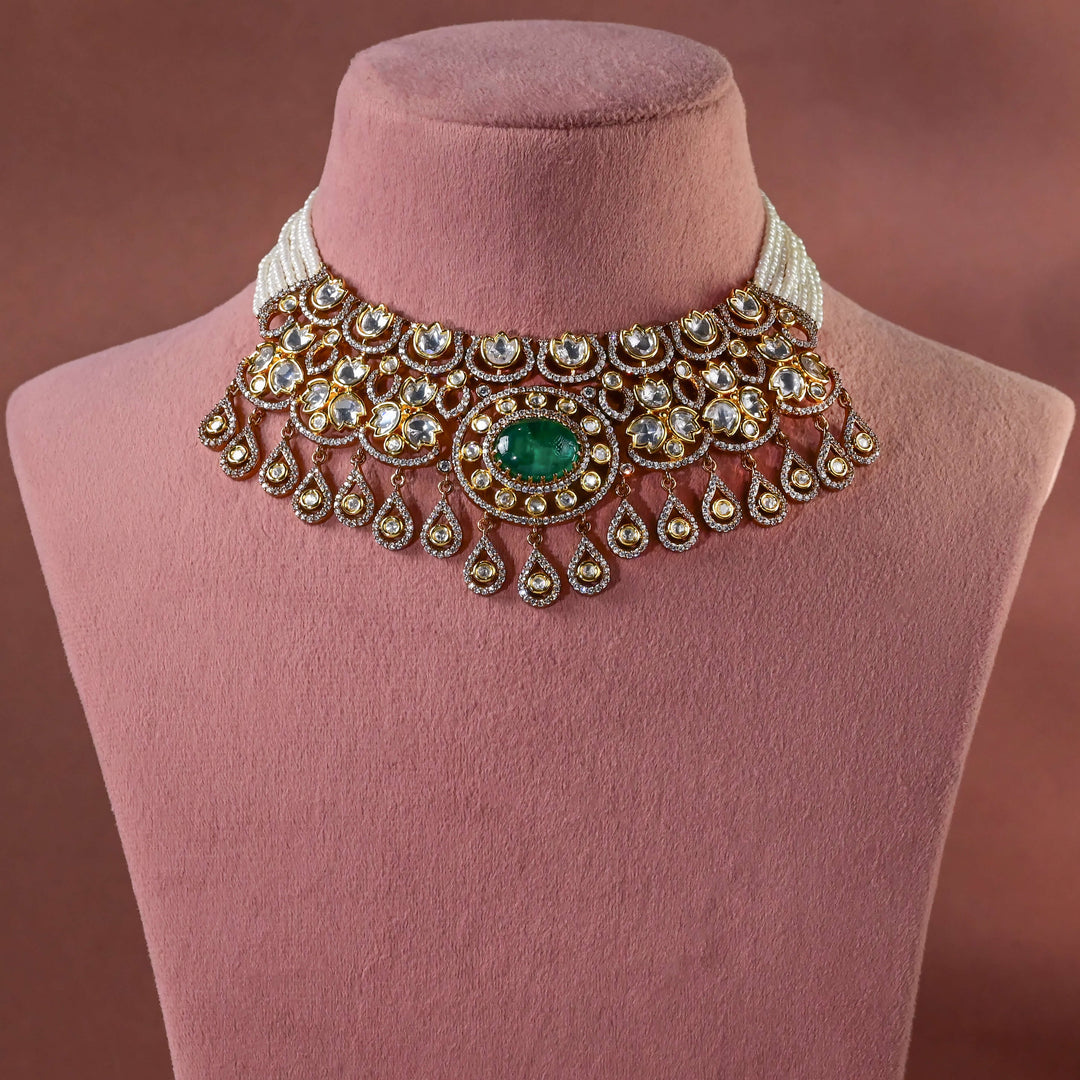 Moissanite Choker Set