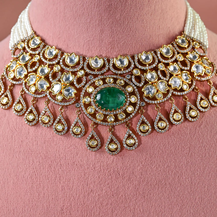 Moissanite Choker Set