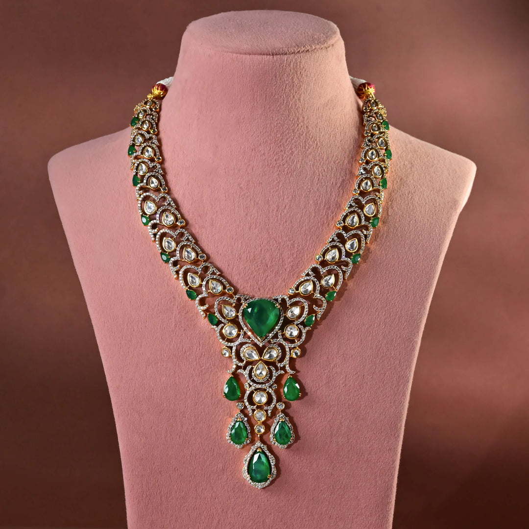 Moissanite Necklace Set