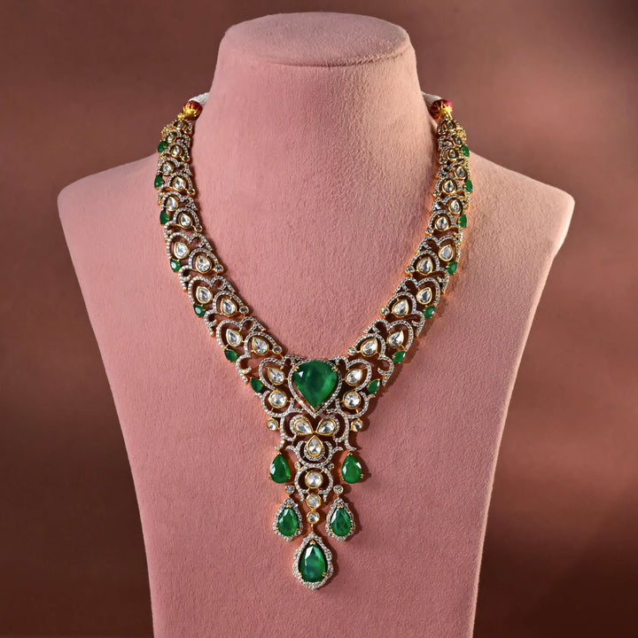 Moissanite Necklace Set