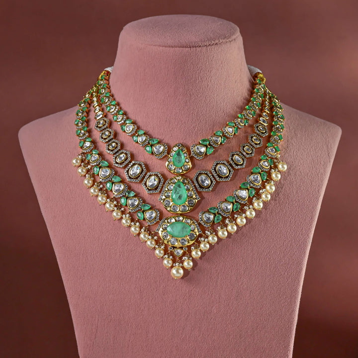 Moissanite Necklace Set