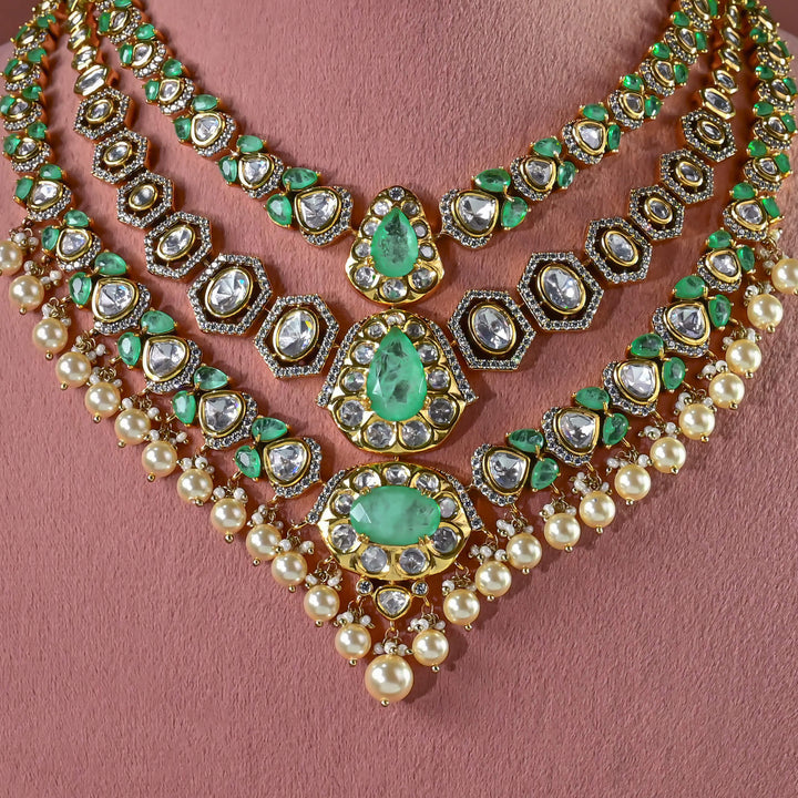 Moissanite Necklace Set