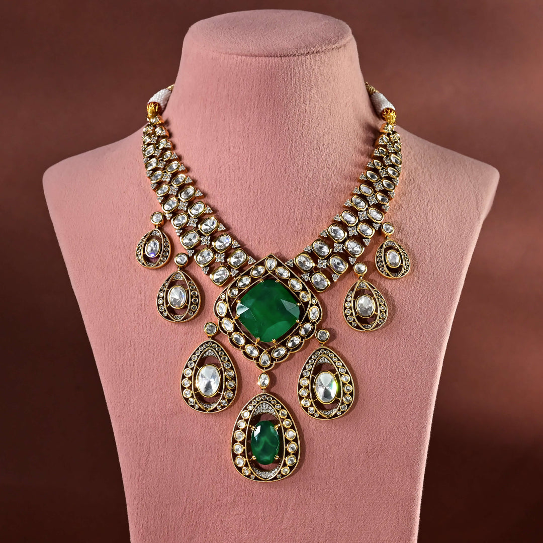 Moissanite Necklace Set