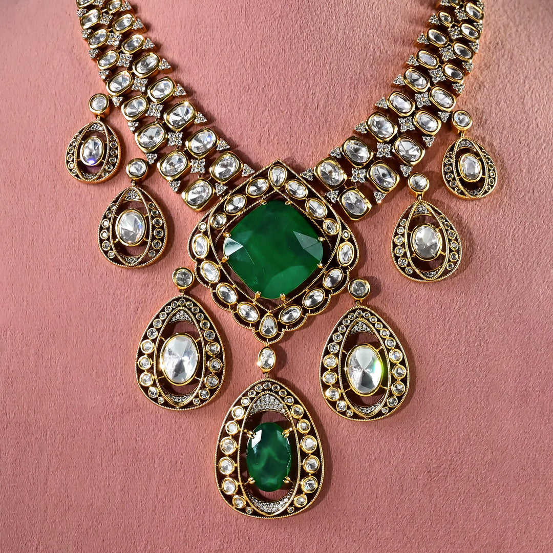 Moissanite Necklace Set