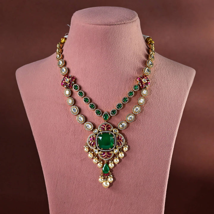 Moissanite Necklace Set