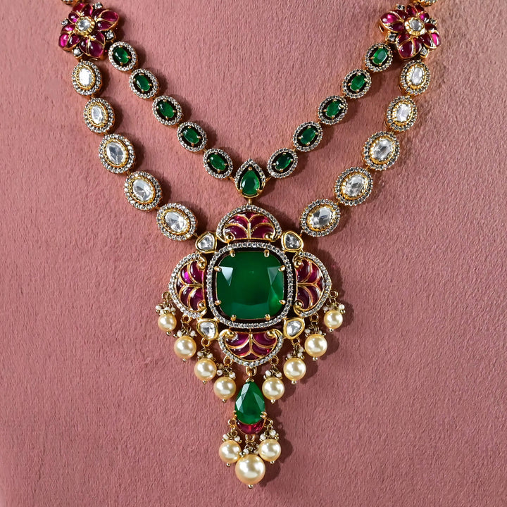Moissanite Necklace Set