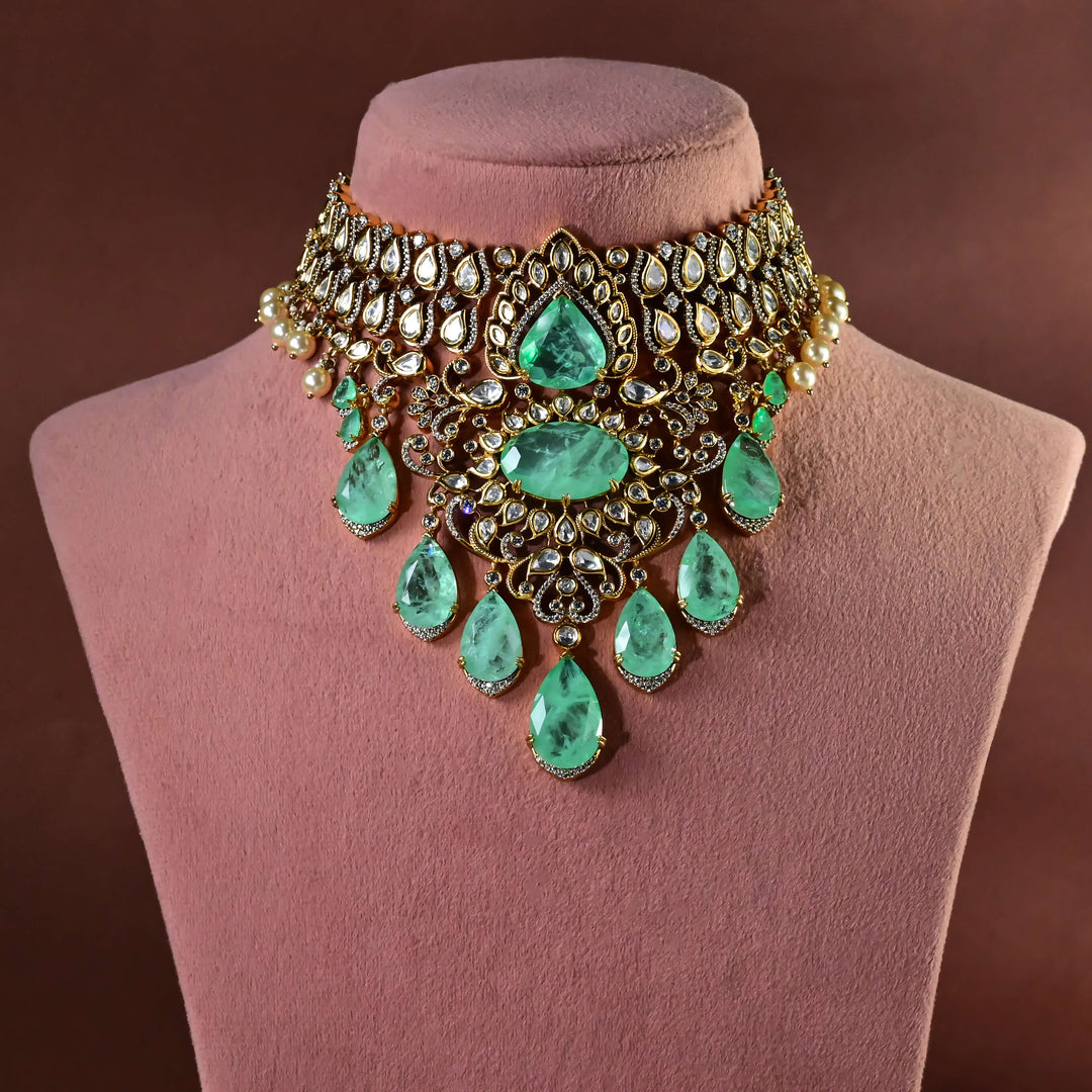 Moissanite Choker Set