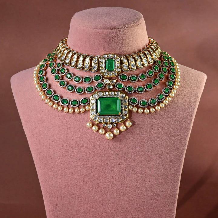 Moissanite Choker Set