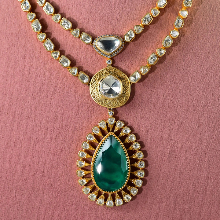 Moissanite Necklace Set