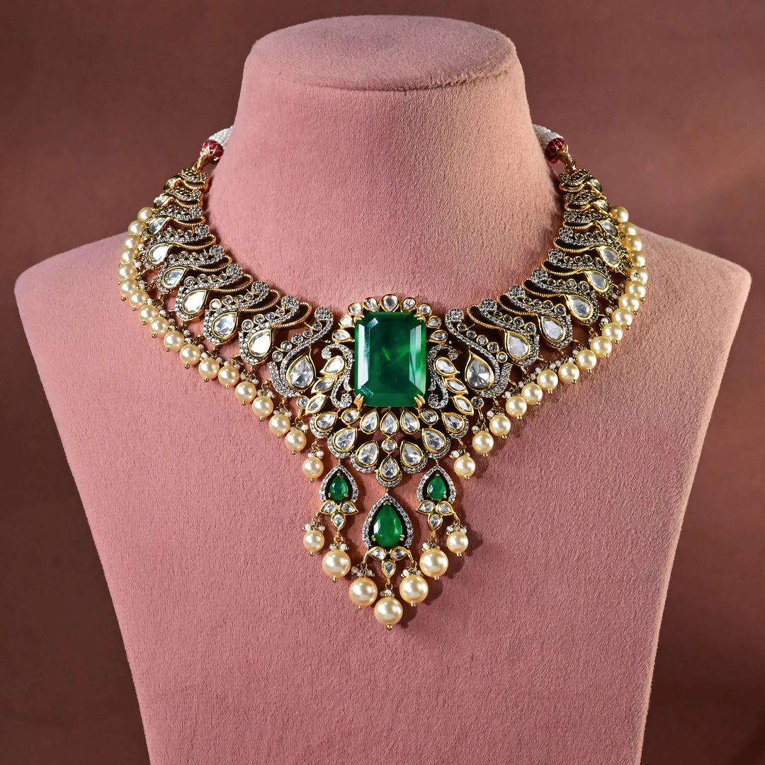 Moissanite Necklace Set