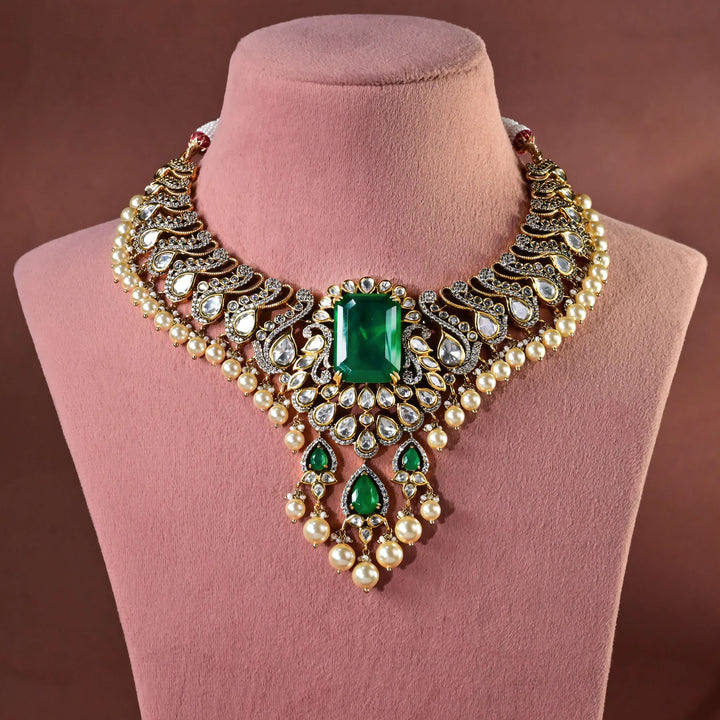Moissanite Necklace Set