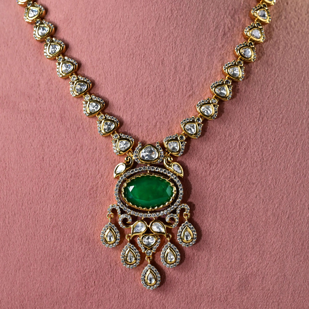 Moissanite Necklace Set