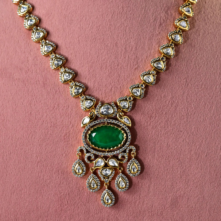 Moissanite Necklace Set
