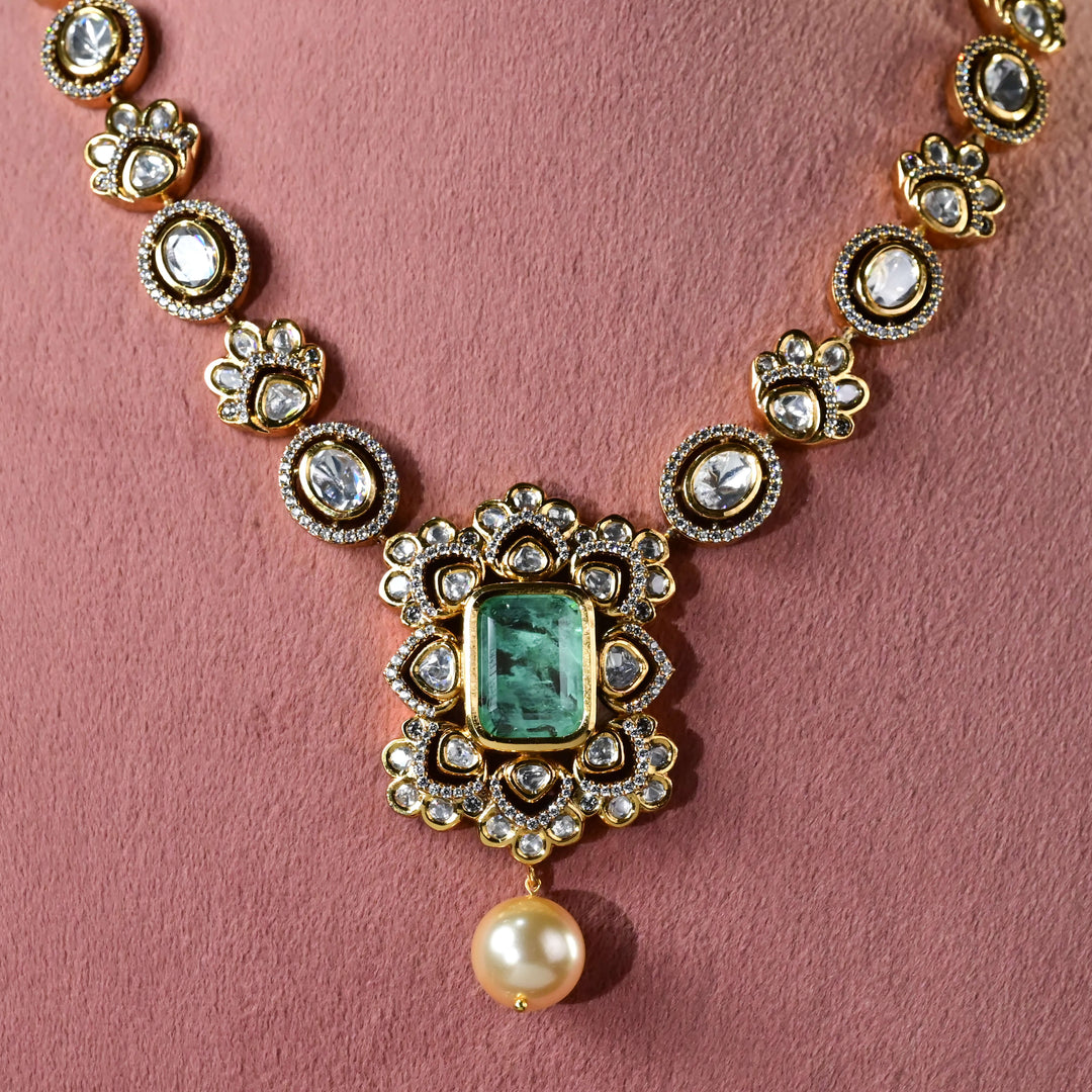 Moissanite Necklace Set