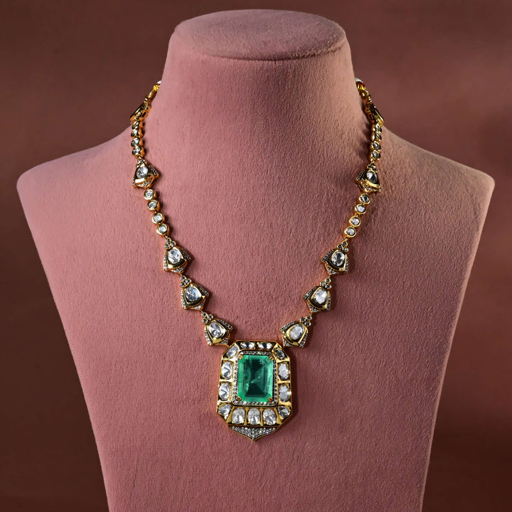 Moissanite Necklace Set
