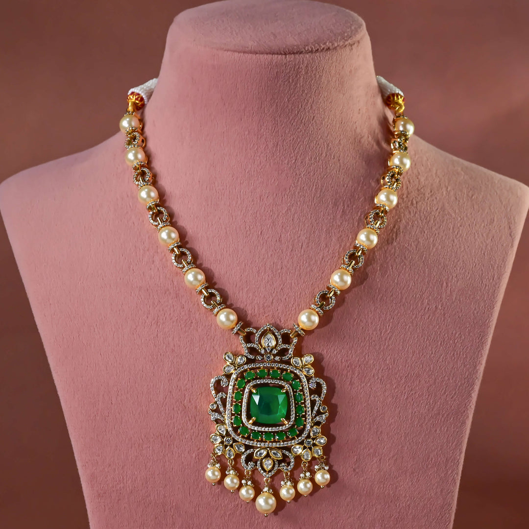 Moissanite Necklace Set