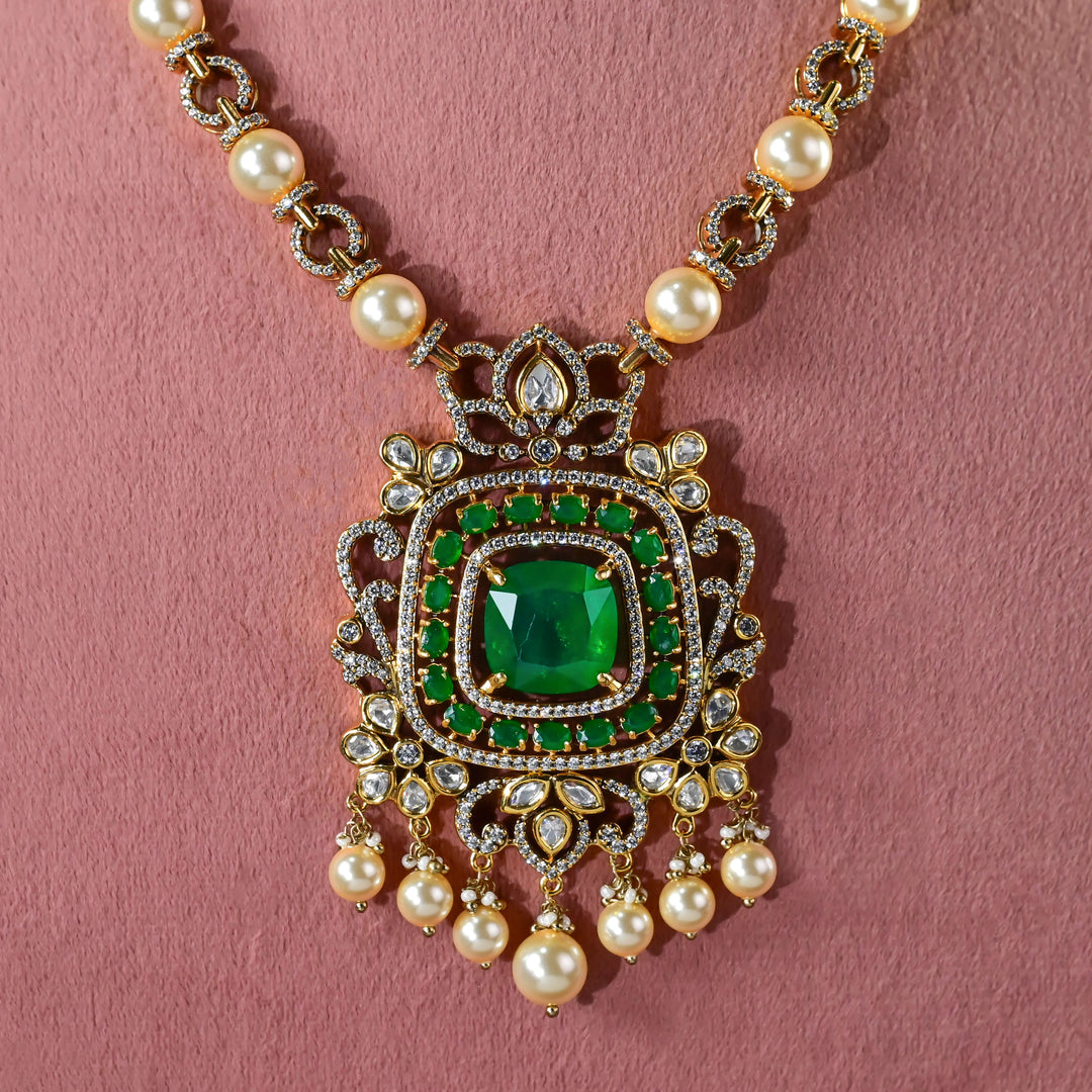Moissanite Necklace Set