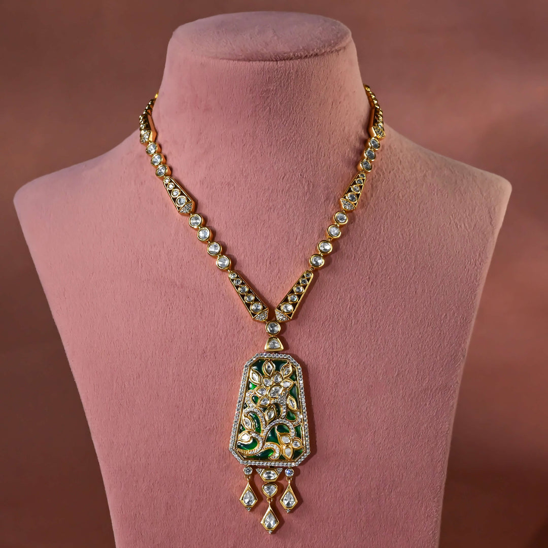 Moissanite Necklace Set