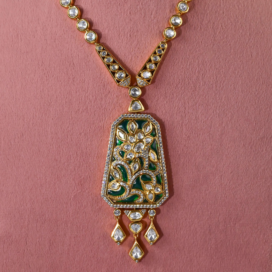 Moissanite Necklace Set
