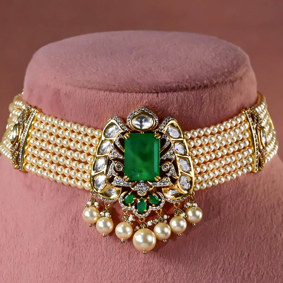 Moissanite Choker Set