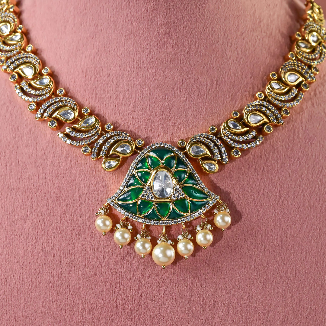 Moissanite Necklace Set