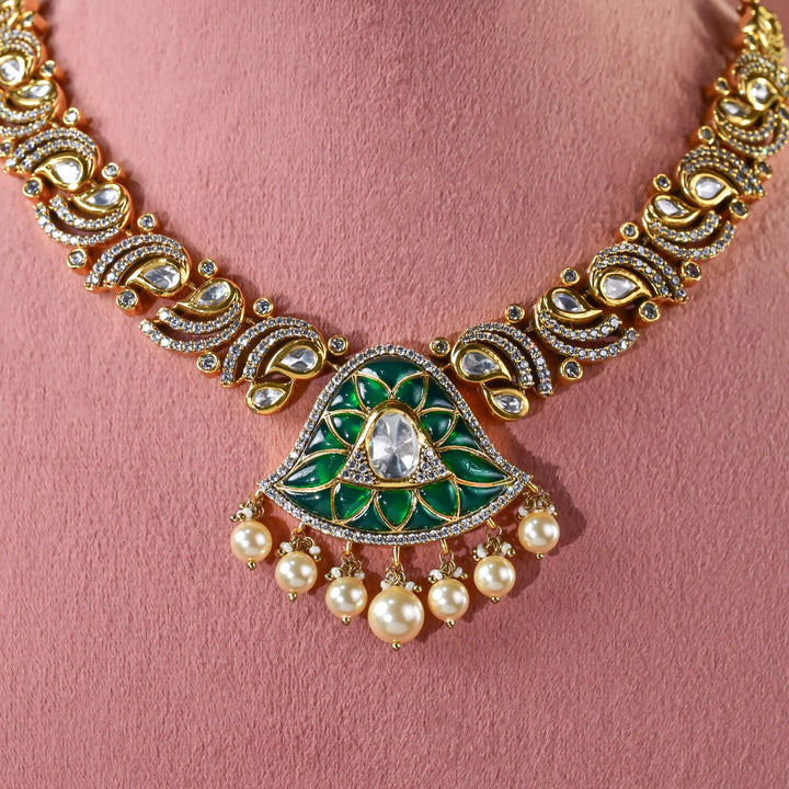 Moissanite Necklace Set