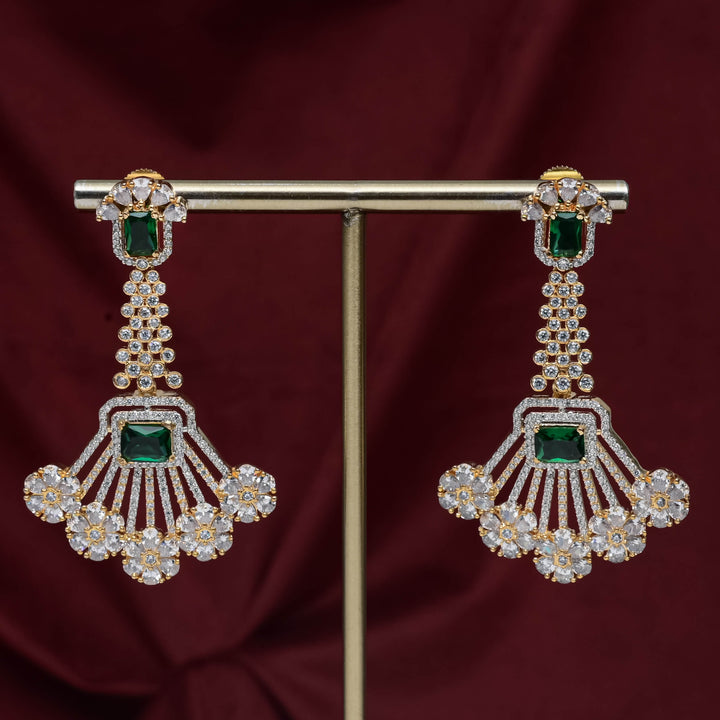 CZ Emerald Choker Set
