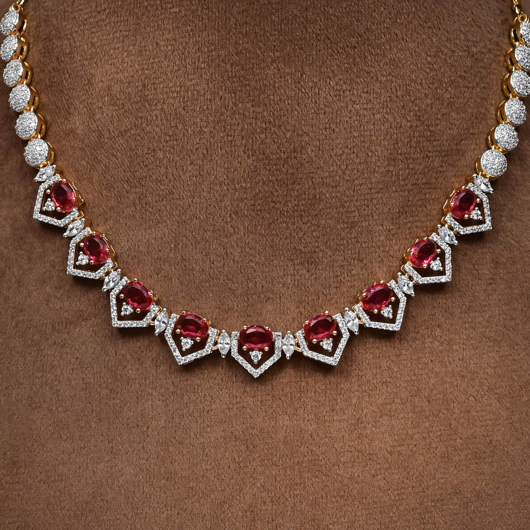 CZ Necklace Set