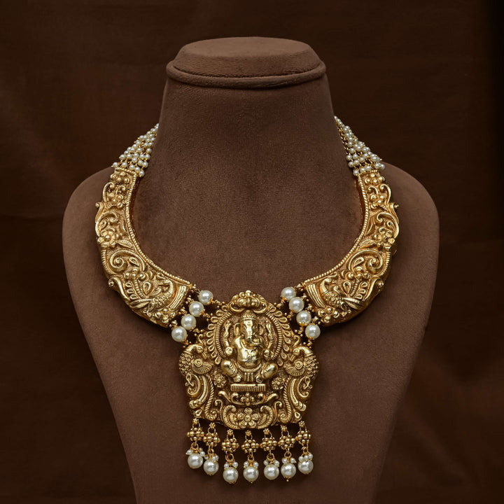 Temple Necklace Set