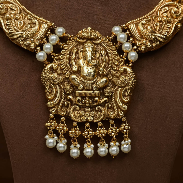 Temple Necklace Set