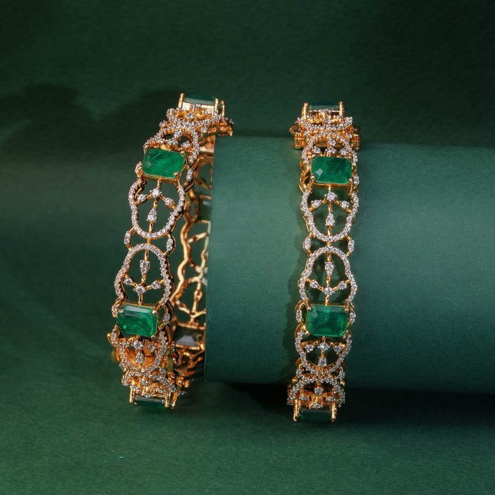 CZ Emerald Bangles