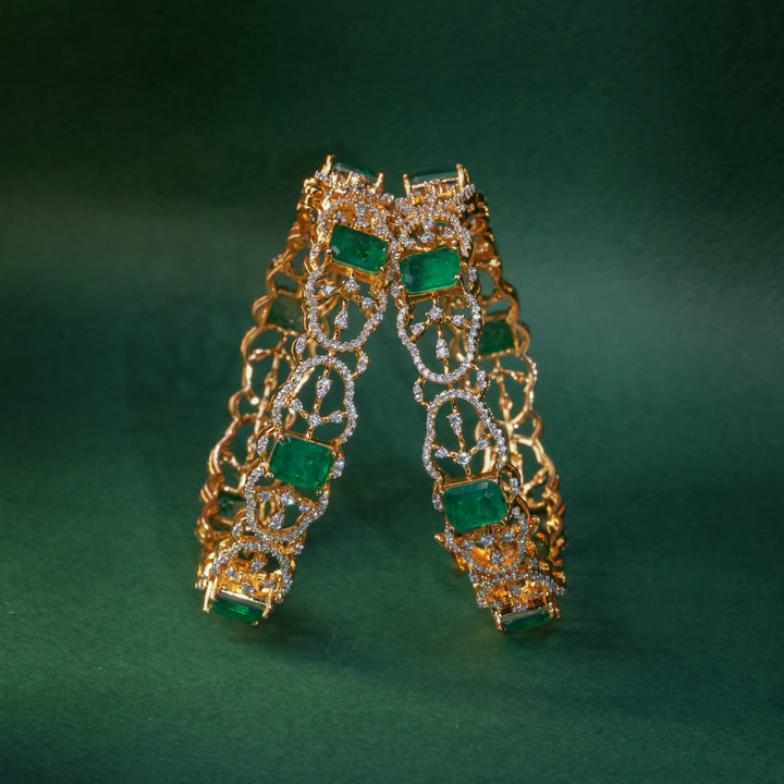 CZ Emerald Bangles