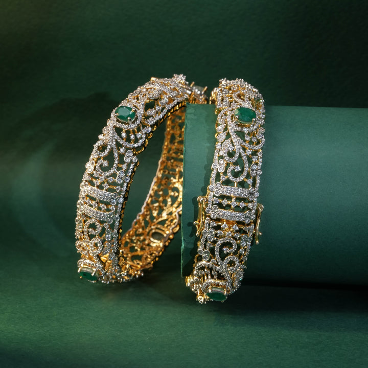 CZ Emerald Bangles